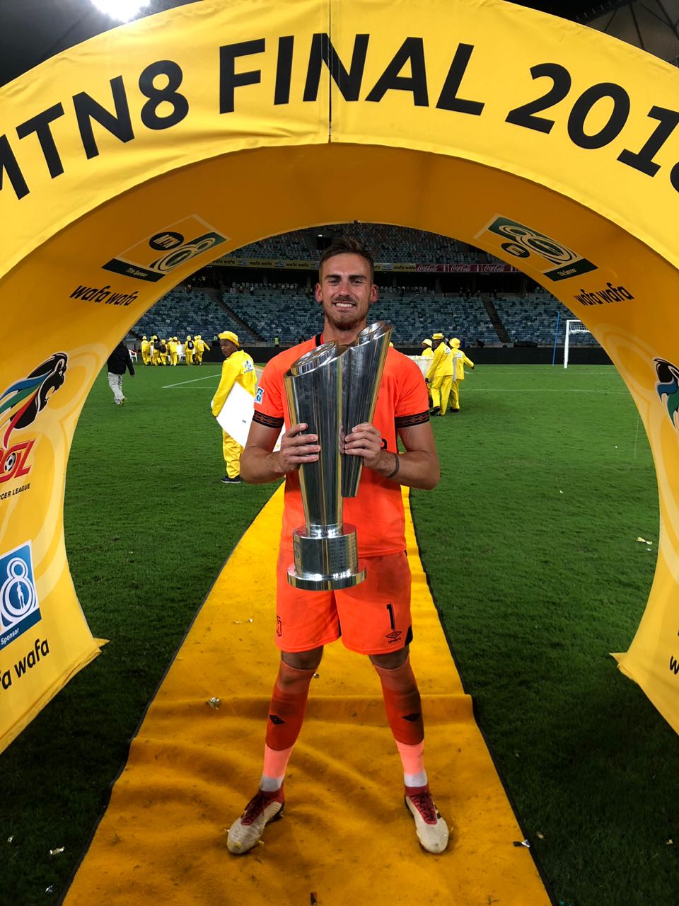 Leeuwenburgh wint met Cape Town City de Zuid-Afrikaanse beker